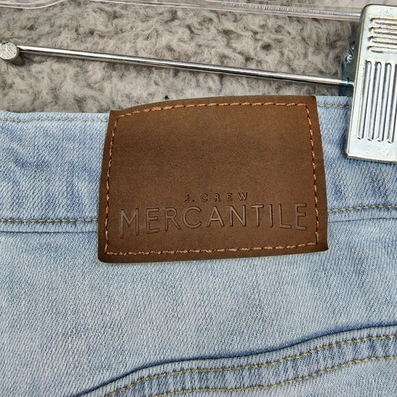 J. Crew Shorts Womens 29 Blue Button Fly LStretch Denim Cut Off Jorts - Picture 8 of 10